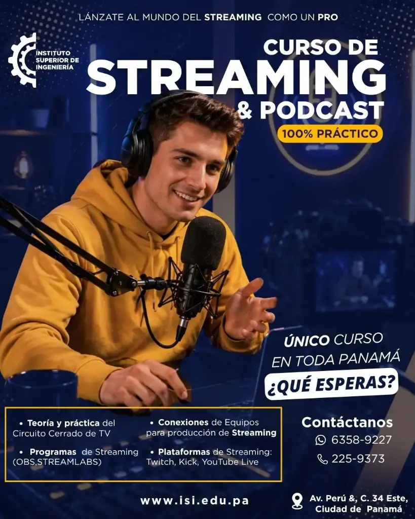 Curso de Streaming & Podcast