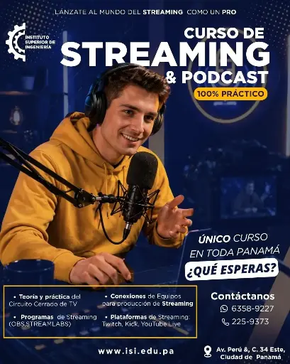 Curso de Streaming & Podcast
